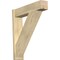Ekena Millwork Traditional Block Rough Sawn Outlooker, Douglas Fir, 8"W x 34"D x 38"H OUT08X34X38TRA05RDF - alternate 1